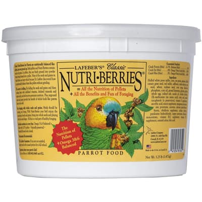 Lafeber's Classic Nutri-Berries Pet Bird Food - Best Parrot Foods