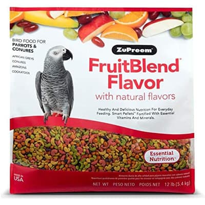 Zupreme Fruit blend flavor pellets for parrots and conures - Best Parrot Foods