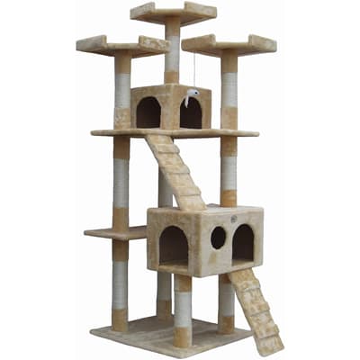 Go Pet Club 72-inch Cat Trees and Towers - Best Cat Trees for Apartments