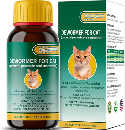 NateNatenight Cat & Kitten Dewormer for All Wormers