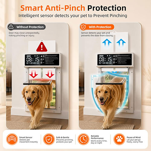 nolonly - Automatic Dog Door with Timer