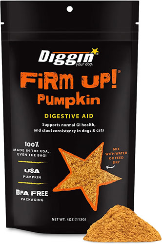 Diggin' Your Dog – Firm Up Pumpkin for Dogs & Cats