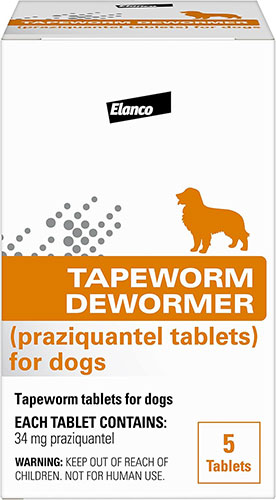 Elanco Tapeworm Dewormer for Dogs and Puppies 4 Weeks and Older