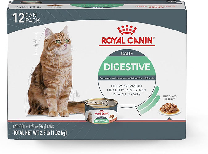 Royal Canin Feline Care Nutrition Digestive Care Adult Thin Slices in Gravy Cat Food
