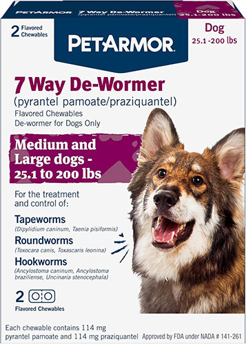 PetArmor 7 Way De-Wormer for Dogs