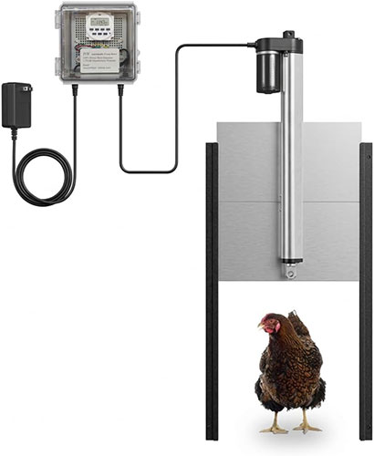 JVR Automatic Chicken Coop Door with Timer