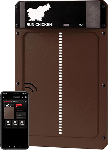 RUN-CHICKEN Door T50 – Automatic Chicken Coop Door Opener