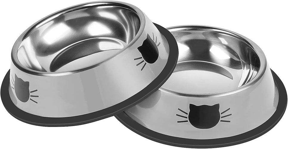 Hach Stainless Steel Cat Bowl