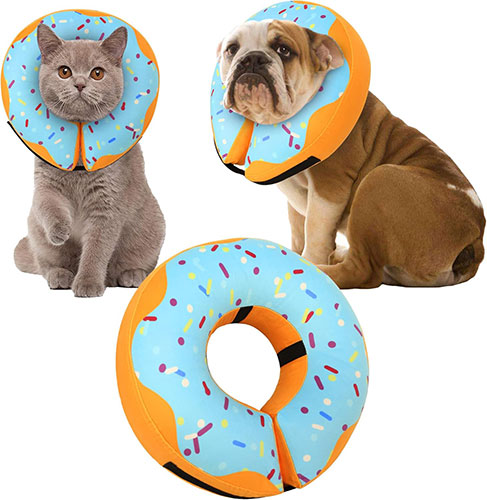 Cneo Recovery Donut Collar for Dogs & Cat